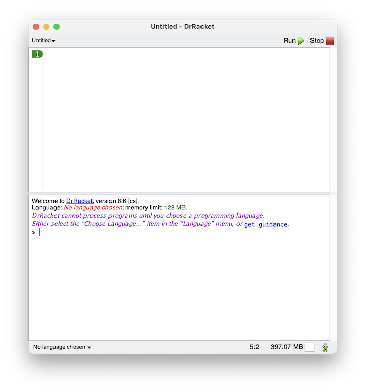 DrRacket Window