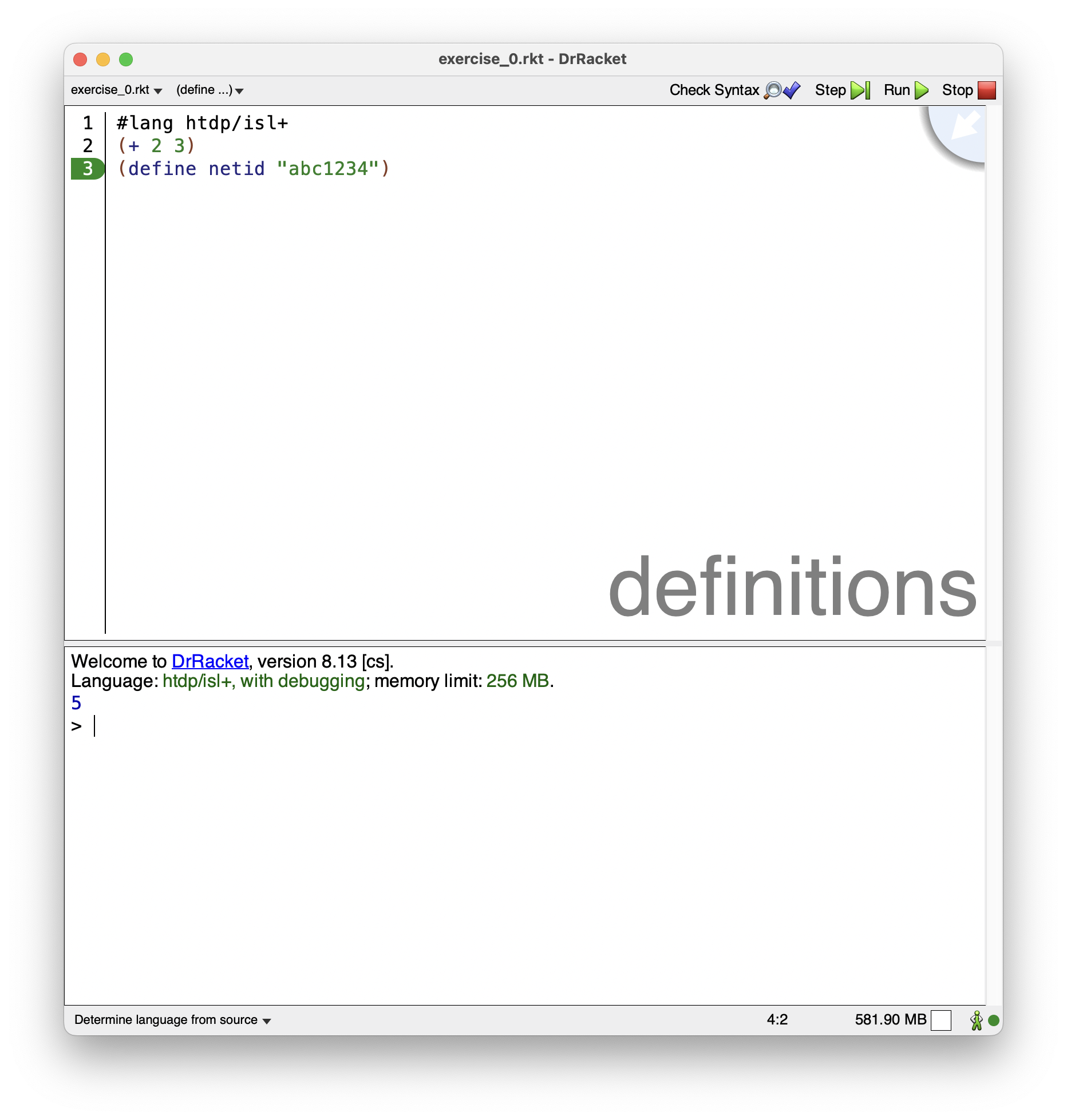 Final Version of Our First Program