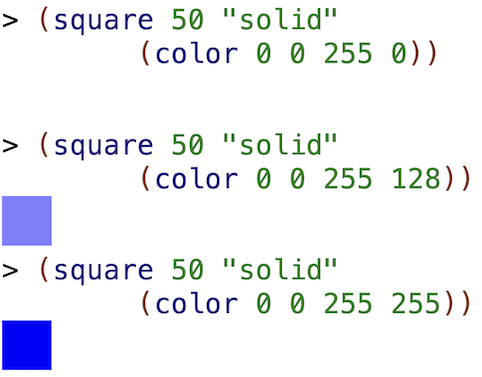 REPL with RGBA colors