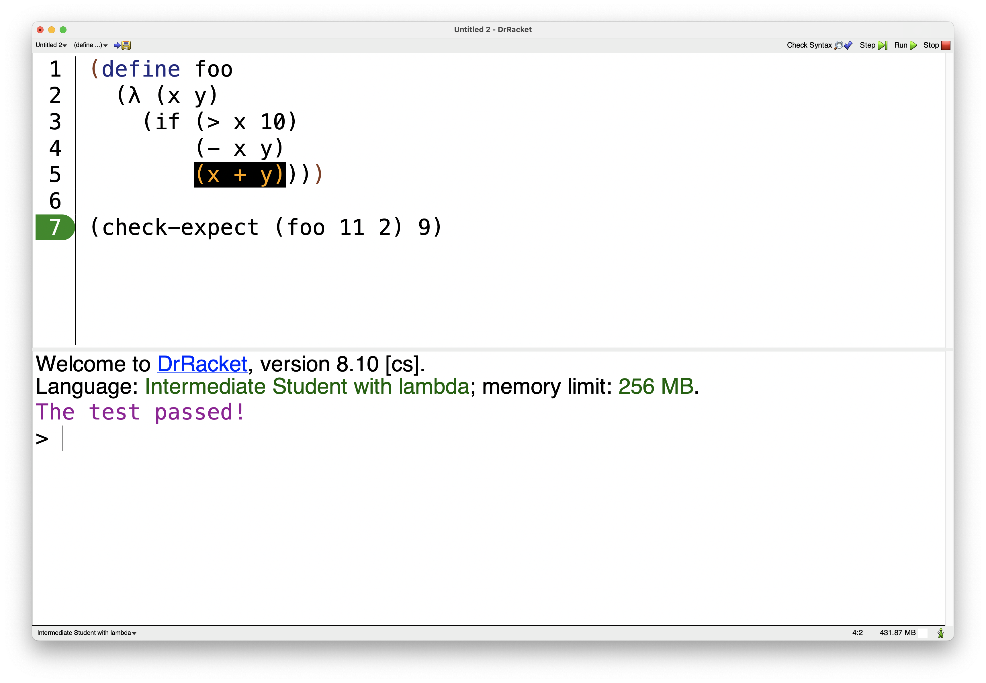 Partially spooky code